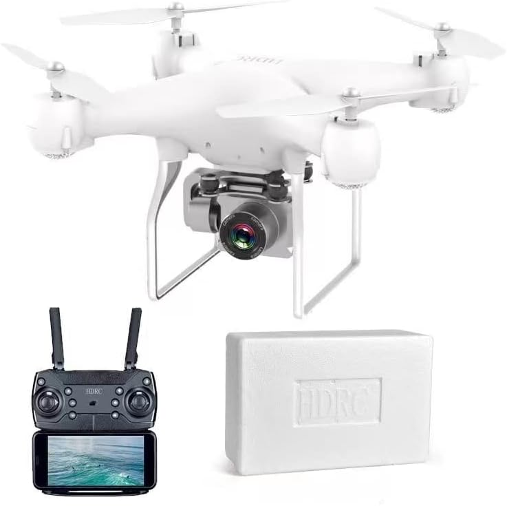 UAVvvGo HDRC-H12 4K Folding Drone with remote control and battery box