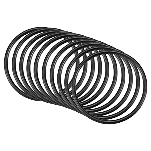 QUARKZMAN Nitrile Gomma O-Ring 45mm x 40mm x 2,5mm Guarnizioni di Tenuta Anelli Rubinetti Rotondo Guarnizione Rondella per Rubinetto Idraulica Riparazione Sigillatura Connessione, 10 Pezzi