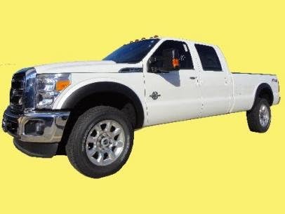 2011-2016 F250/F350 Super Duty Smooth Black Fender Flares New
