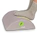 ErgoFoam Ergonomic Foot Rest Under Desk | Premium Velvet Soft Foam Footrest for Desk | Most Comfortable Desk Foot Rest in The World for Lumbar, Back, Knee Pain | Foot Stool Rocker (Grey)