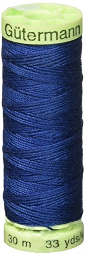 Hilo resistente para costura Top Stitch 33 yardas azul Yale miniatura 1