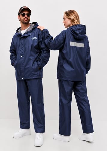Image of Unisex Seravine Waterproof Reversible Raincoat