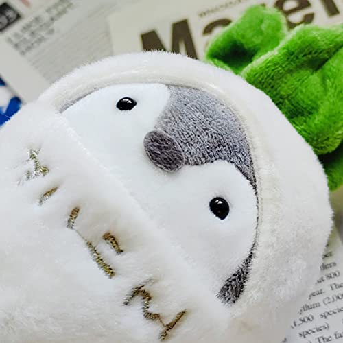 YOZUMD 12cm Penguin Keychain, Soft Adorable Radish Doll Cross-Dressing Plush Toy,PP Cotton Stuffed A