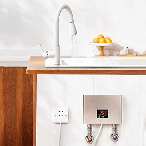 Chauffe-eau instantané electrique 3000W avec télécommande pour cuisine