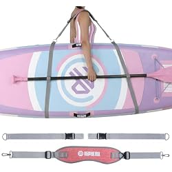 niphean SUP Carrying Strap, Adjustable Shoulder Strap for Paddleboard | Paddle Board Accessories for Inflatable Paddle Board, Hand-Free Kayak Strap for Women & Men