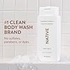 Native Body Wash Contains Naturally Derived Ingredients | For Women & Men, Sulfate, Paraben, & Dye Free Leaving Skin Soft and Hydrated | Coconut & Vanilla 18 oz
