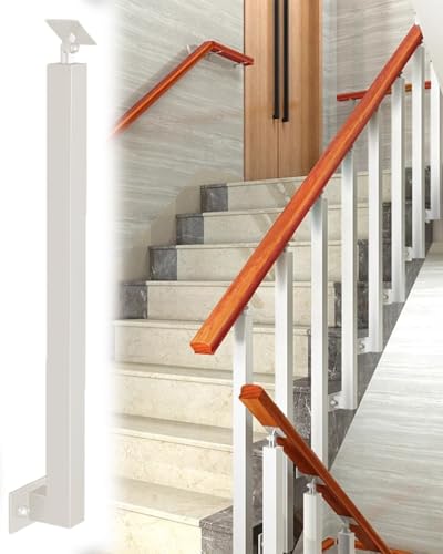 Balustres d'escalier en fer blanc de 39 pouces pour montage latéral de rampe