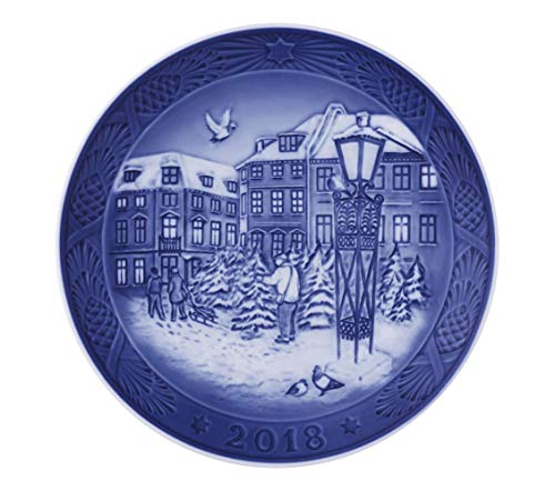 Royal Copenhagen 1024792 Xmas Plate Series RC Christmas Maker 2018, Porcelain, Multicoloured