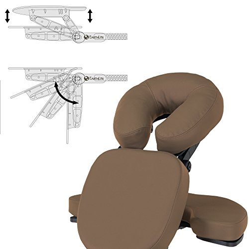 Image of EARTHLITE Portable Massage Chair AVILA II - Premium Folding Spa /Massage /Tattoo Chair incl. Rolling Carry Case