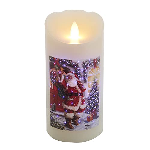 Bougies LED Père Noël à piles : le cadeau déco idéal pour les fêtes