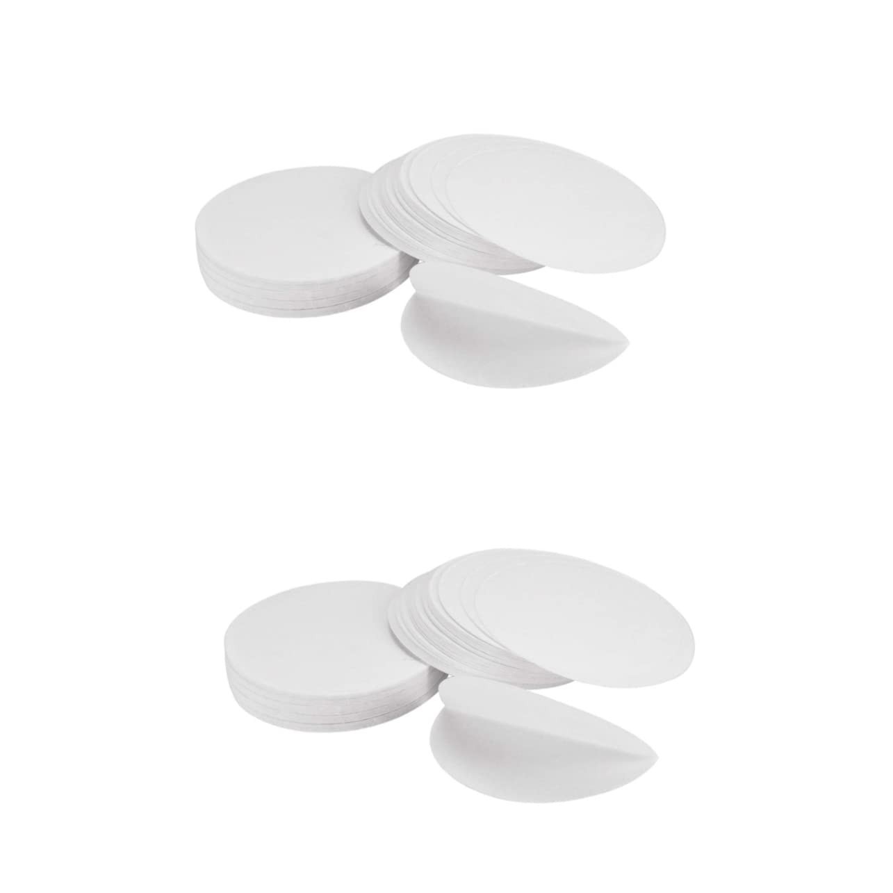 ULTECHNOVO 2sets Lab Qualitative Filter Discs Round Filter Paper Medium Flow for Deep Fryer 100sheets*2