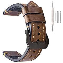 Oil Waxed Dark Brown-Black Buckle