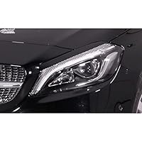 RDX Racedesign Scheinwerferblenden kompatibel mit Mercedes A-Klasse (W176) 2012-2019 (ABS), Unlackiert