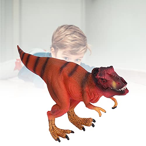 01 Modelo de dinossauro, artesanato requintado modelo de dinossauro infantil de plástico para crianç