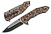 SZCO Supplies 8â€ 3-D Printed Snakeskin Folding Knife