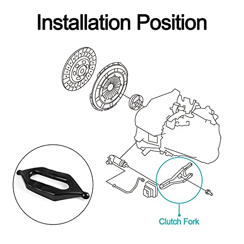 Aulink New Generation Cf135 Clutch Fork 52087515 Oe Replacement For 1994-2014 Dodge Ram 2500 3500 4500 5500 Nv4500 Nv5600 L6 5.9L & 6.7L #TOP5