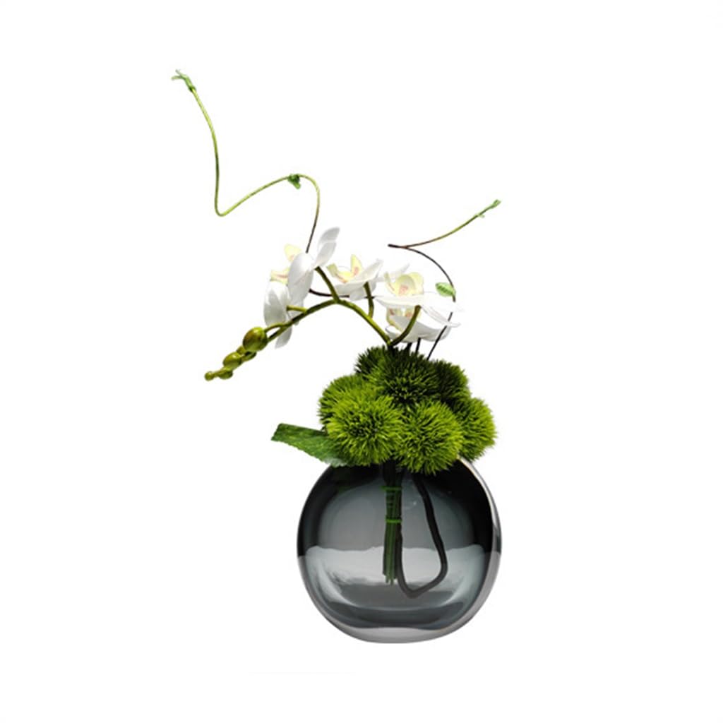 Art floral simulé et arrangement de fleurs en verre pour salon