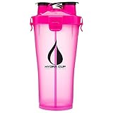 Hydra Cup - 30oz Dual Threat Shaker Bottle, Shaker Cup + Water Bottle, 2 in 1, Leak Proof, Awesome Colors, Save Time & Be Prepared, Ultra Pink