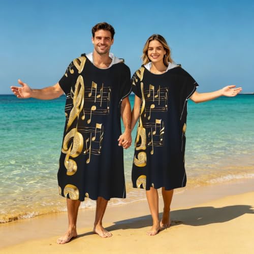 Serviette de plage poncho à langer pour se changer facilement sur le sable