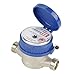 Cold Water Meter, 15mm 1/2 inch Plastic Cold Water Meter 1MPa 0â„ƒ-40â„ƒ with Fittings for Garden & Home Usage
