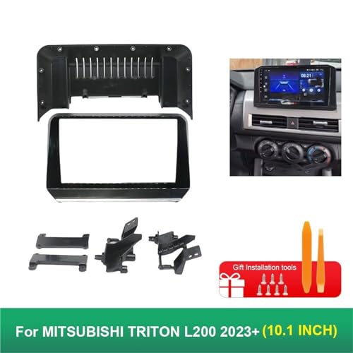 Radio GPS Triton L200 2023+ cadre de console audio 2 DIN 10''