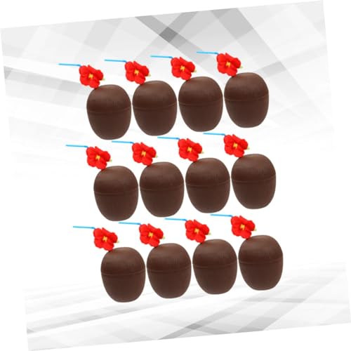 VICASKY 12 Unidades Copos De Festa De Frutas Copos De Festa Tropical Copos De Bebida Havaiana Copos