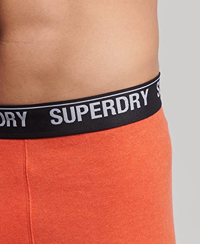 Boxer Superdry Multi Triple Pack de 3 unidades en algodón suave para hombre 3