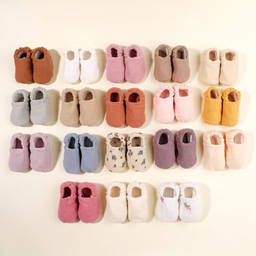 Comfortable Newborns Cotton Socks Shoes Gentle Care Prewalker for Boys and Girls Baby Learning to Walking Shoes3