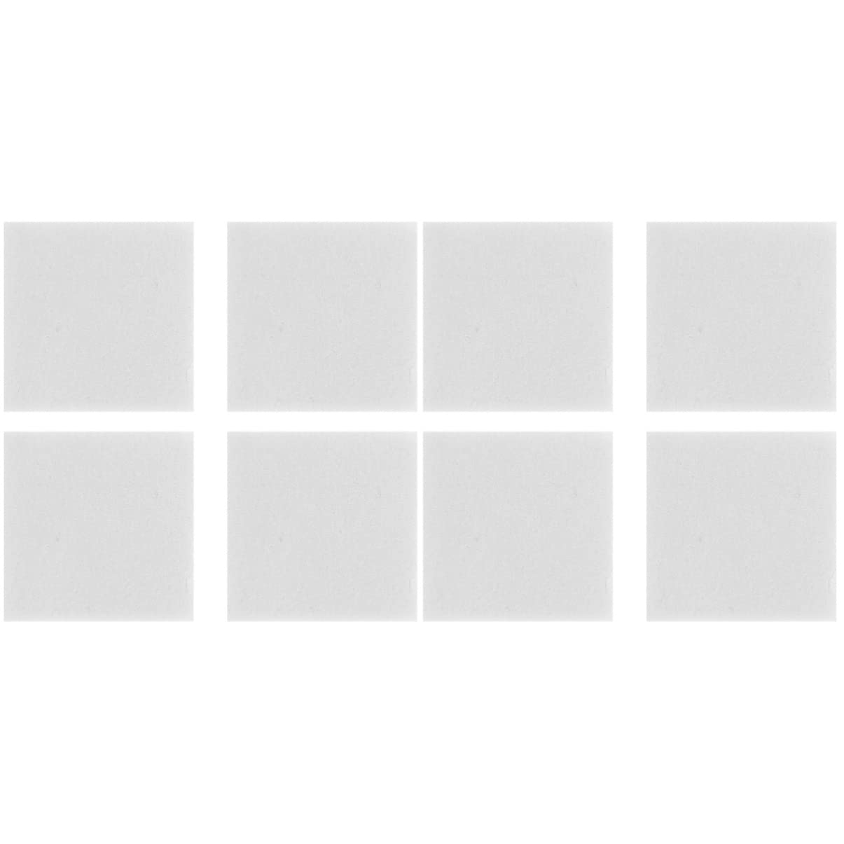EXCEART 60 Blatt Glas-schmelz Papier Rundes Glas Ofen Papier Für Fusing Papier Stoff Holzofen Dichtungspapier Brennpapier Für Keramik Keramisches Fixierpapier 7c Glasteller Runden Weiß