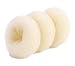 AJOY Small Hair Bun Maker Donut for Kids and Girls, Blonde 2.6 in. Mini Bun Form Doughnut Rings for Thin Hair, 3 Pcs