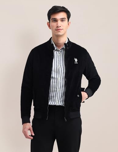 Image of U.S. Polo Assn. Mock neck regular fit jacket USJCK558