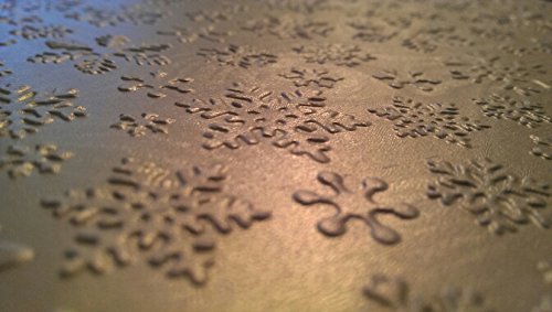 Kwan Crafts A4 Size Christmas Snowflake Plastic Embossing Folders For Card Making Scrapbooking And Other Paper Crafts 29.7X21Cm #TOP1