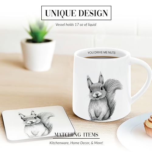 Taza Pavilion Gift Company Drive Me Nuts 17 oz miniatura 4