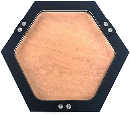 C4Labs Mini Personal Size Hexagon Gaming Dice Tray-7"x5.5"