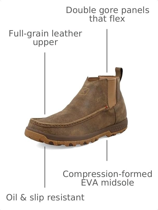 Image of Twisted X Men's 4 inch Chelsea Driving Moc Boot