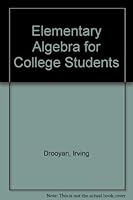 Elementary Algebra for College Students 0471847348 Book Cover