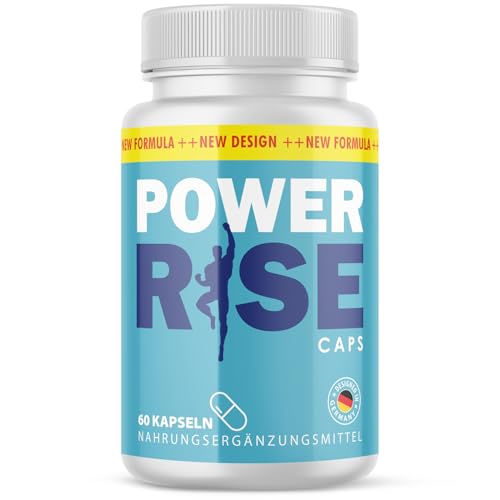 Power Rise Caps | für ein aktives Liebesleben | mit L-Arginin L-Citrullin & Zink | 60 Kapseln Inhalt