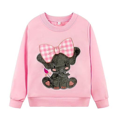 Image of RETSUGO Little Girls 2 Piece Clothing Sets Toddler Unicorn Sweatshirts and Leggings Cotton Fall Winter Casual Outfits 3-8T