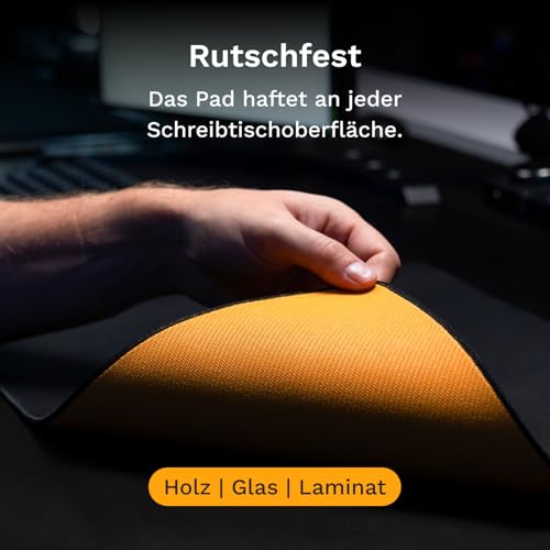 GLORIOUS GMP 2 Stoff Gaming Mauspad (XL) Spritzwasserfest, 460x355mm – Ansicht 5