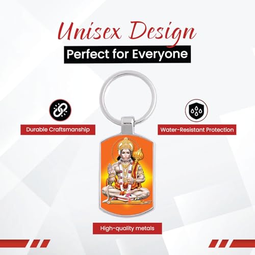 Image of Stylish Metal Keychains with Permanent Glossy Print - Inspirational Quotes & Spiritual Designs - Perfect Key chains for loved ones, Personal Use, Gifts & Return Gifts