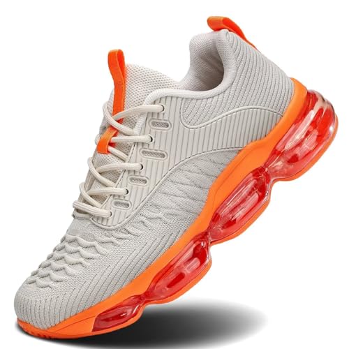 Image of Kapsen Womens Walking Running Shoes Air Cushion Breathable Fashion Tennis Sneakers Mesh Workout Casual Athletic Sports Gym
