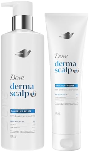 Dove Derma Scalp Shampoo and Conditioner Set, Dandruff Relief