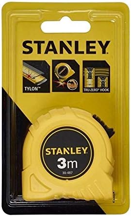 Stanley 1-30-487 Tape Measure, Yellow/Black, 3 m/12.7 mm