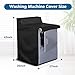 AKEfit 1 Pack Washing Machine Cover, Front Load Washer/Dryer Cover Waterproof with Velcro and Zipper 27
