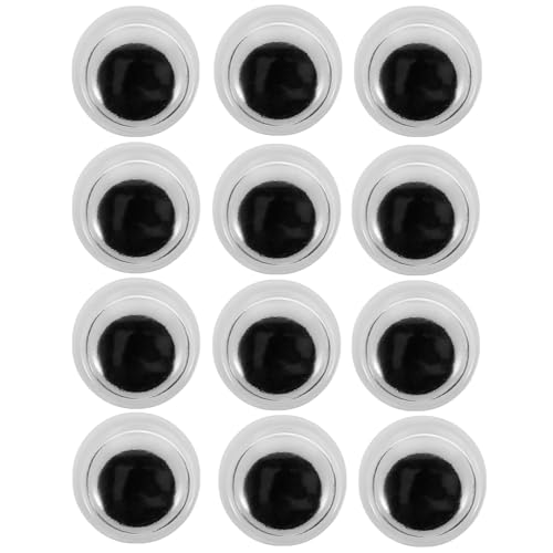 ULDIGI 400pcs Plastic Eyes for DIY Craft Supplies Doll Eyes Decals for Crochet Art Projects