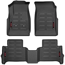 Gator Covers Gator Accessories 79609 Black Front and 2nd Seat Floor Liners Fits 15-19 Colorado/Canyon Crew Cab, Combo Set