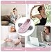 OFFCUP Damen Hausschuhe, Memory Foam Leicht Frottee Hausschuhe, Gemütlich Ballerinas Faltbare Ballerinas Hüttenschuhe Indoor Antirutsch Baumwolle Warme Slippers