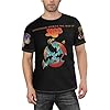 Man's Y.E.S Rock Band T-Shirts Casual Summer Tees Crewneck Short Sleeve Shirts with Multi-Side Prints Multicoloured M #1