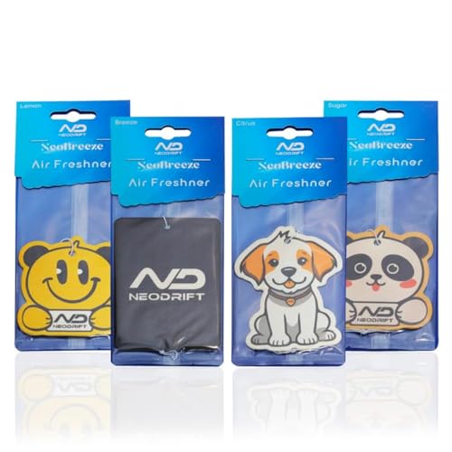 Image of NEODRIFT 'NeoBreeze' Air Freshener Perfume Cards for Cars | Mixed Pack (Any 4) | Long-Lasting Fragrance