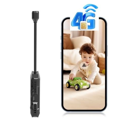 No WiFi required security camera (SIM card included), 4G LTE